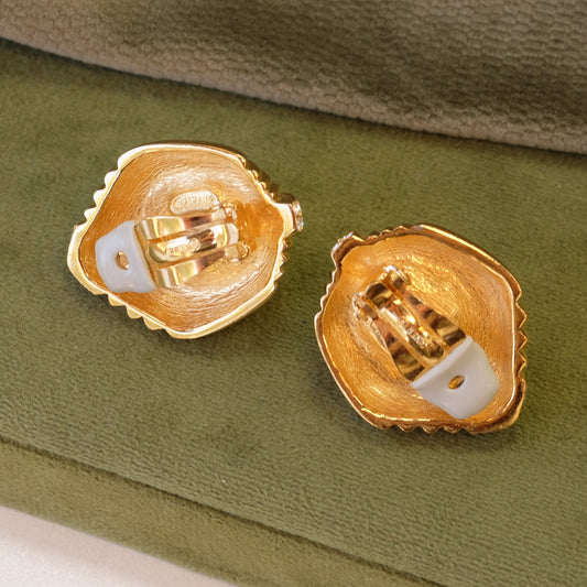 Vintage Ciner Statement Earrings 1980s