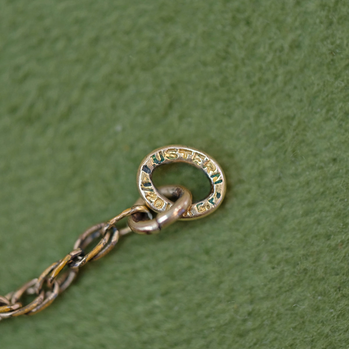 10K Gold Filled Locket with Diamond