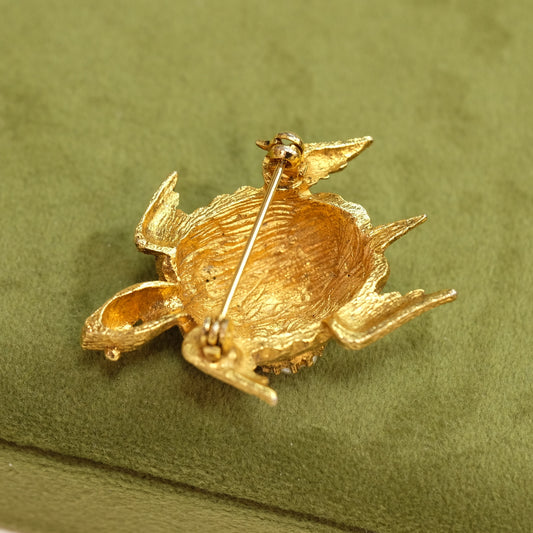 Small Turtle Brooch
