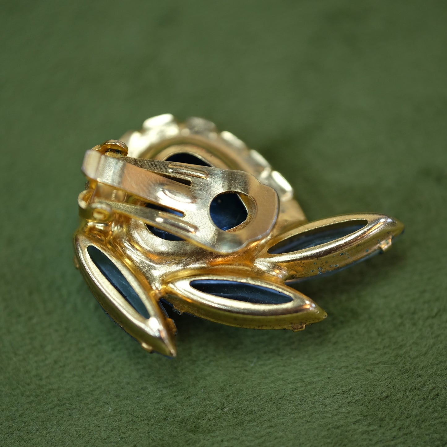 Delizza&Elster Blue Earrings 1960s