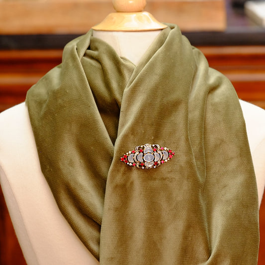 Trifari Demilune Collectible brooch 1940s