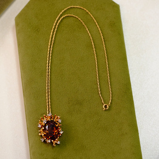 Vintage Panetta Pendant Necklace 1970s