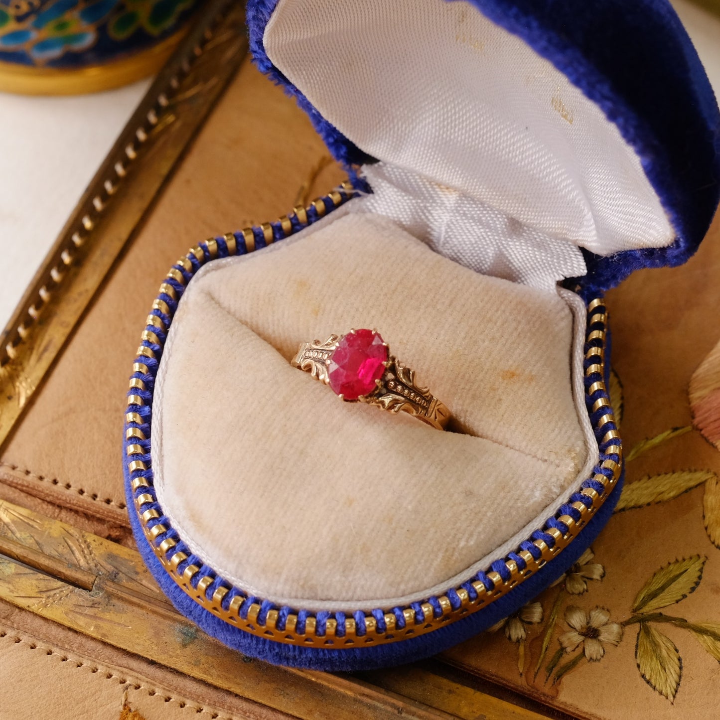 Victorian 10K Rose Gold Ring