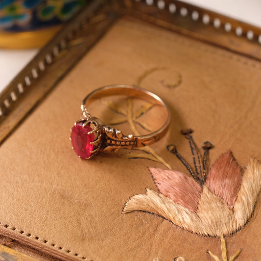 Victorian 10K Rose Gold Ring