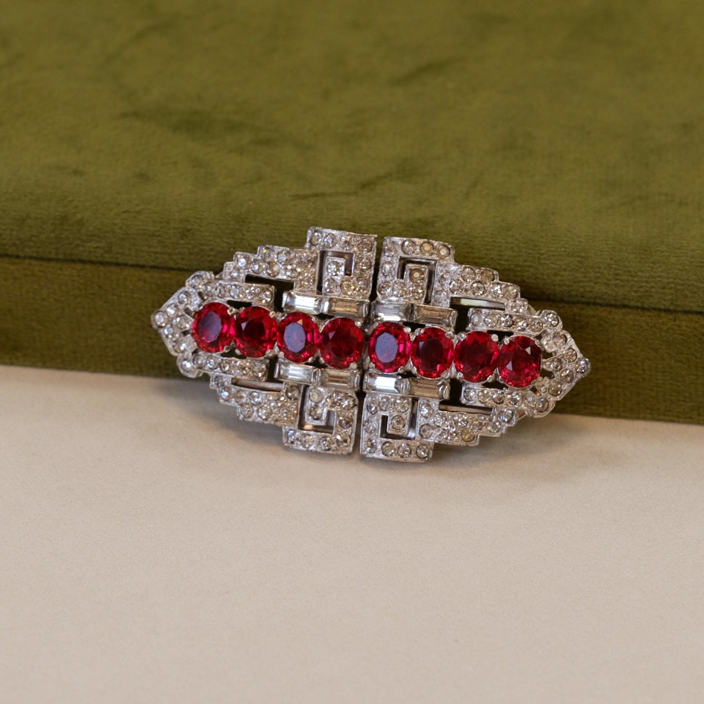 Trifari Clip Mates Duette Brooch 1940s