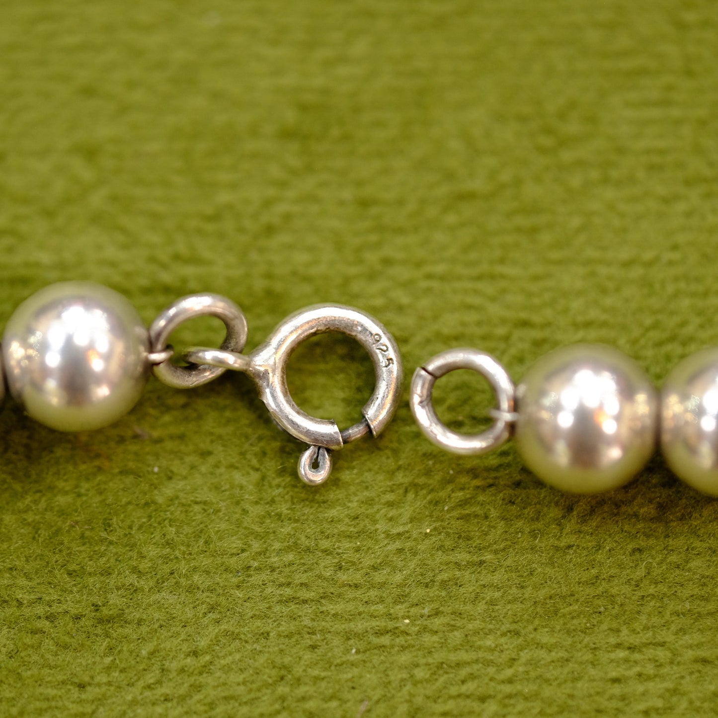 Mexican Pearls Silver Necklace