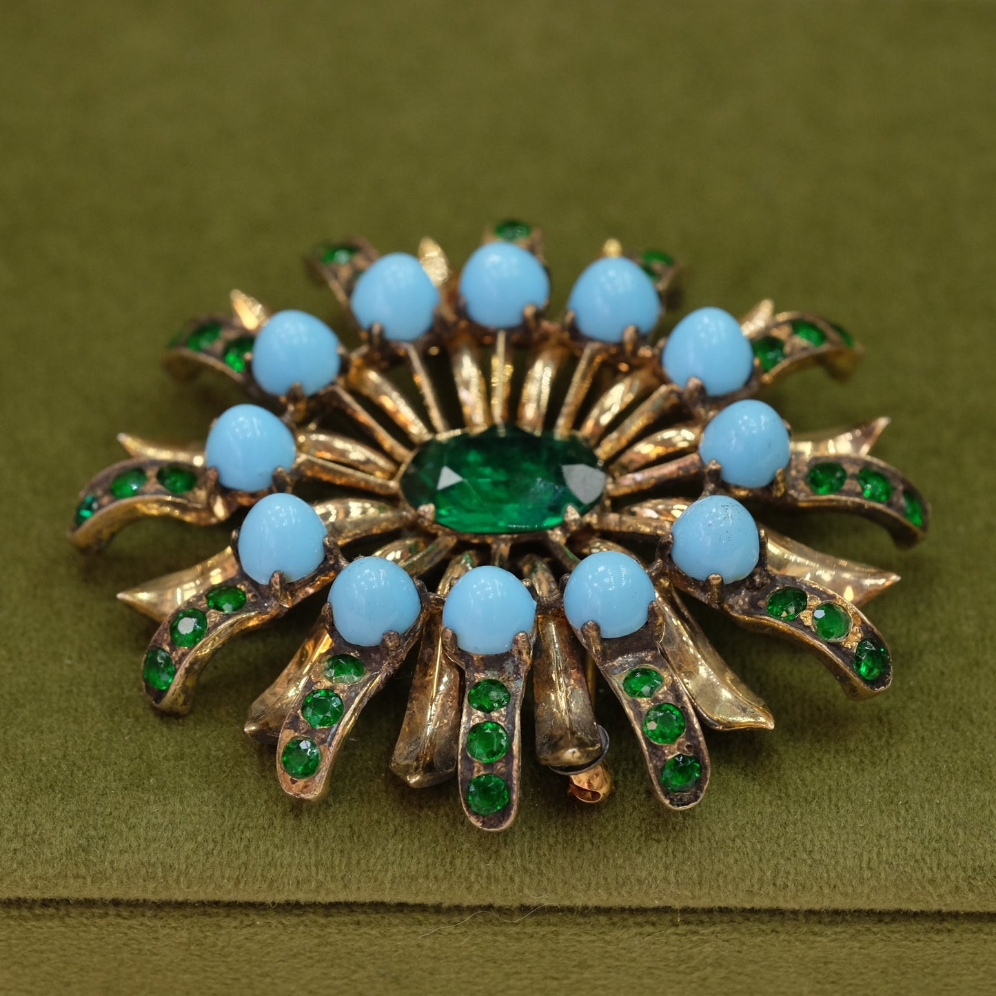 Eisenberg Sterling Book Piece Brooch 1940s