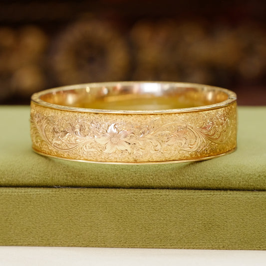 Victorian Gold Filled Bracelet etched Dunn Bros