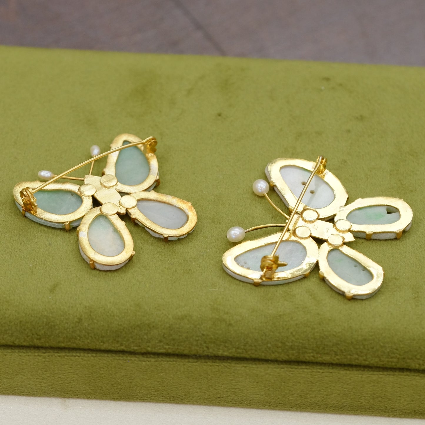 Sterling Butterfly Double Brooches