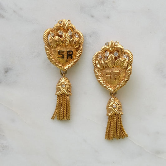 Vintage Sonia Rykiel Tassel Earrings 1990's