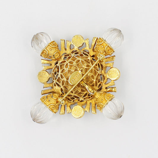 Jose Barrera Maltese Cross Pin 1980s