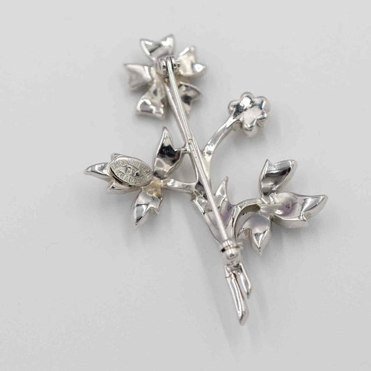 Christian Dior by Kramer Tiny Flower Pin 1950's