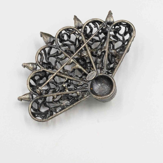 Dalsheim Peacock Brooch