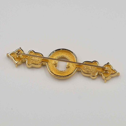 Vintage Christian Dior Bar Pin 1980s
