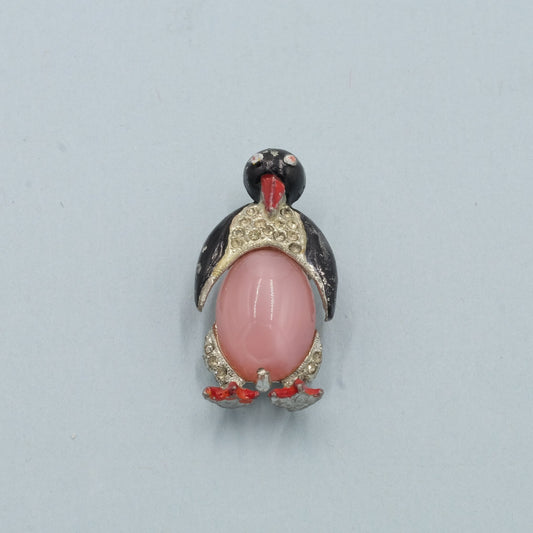 Vintage Unsigned Penguin Dress Clip 1930's