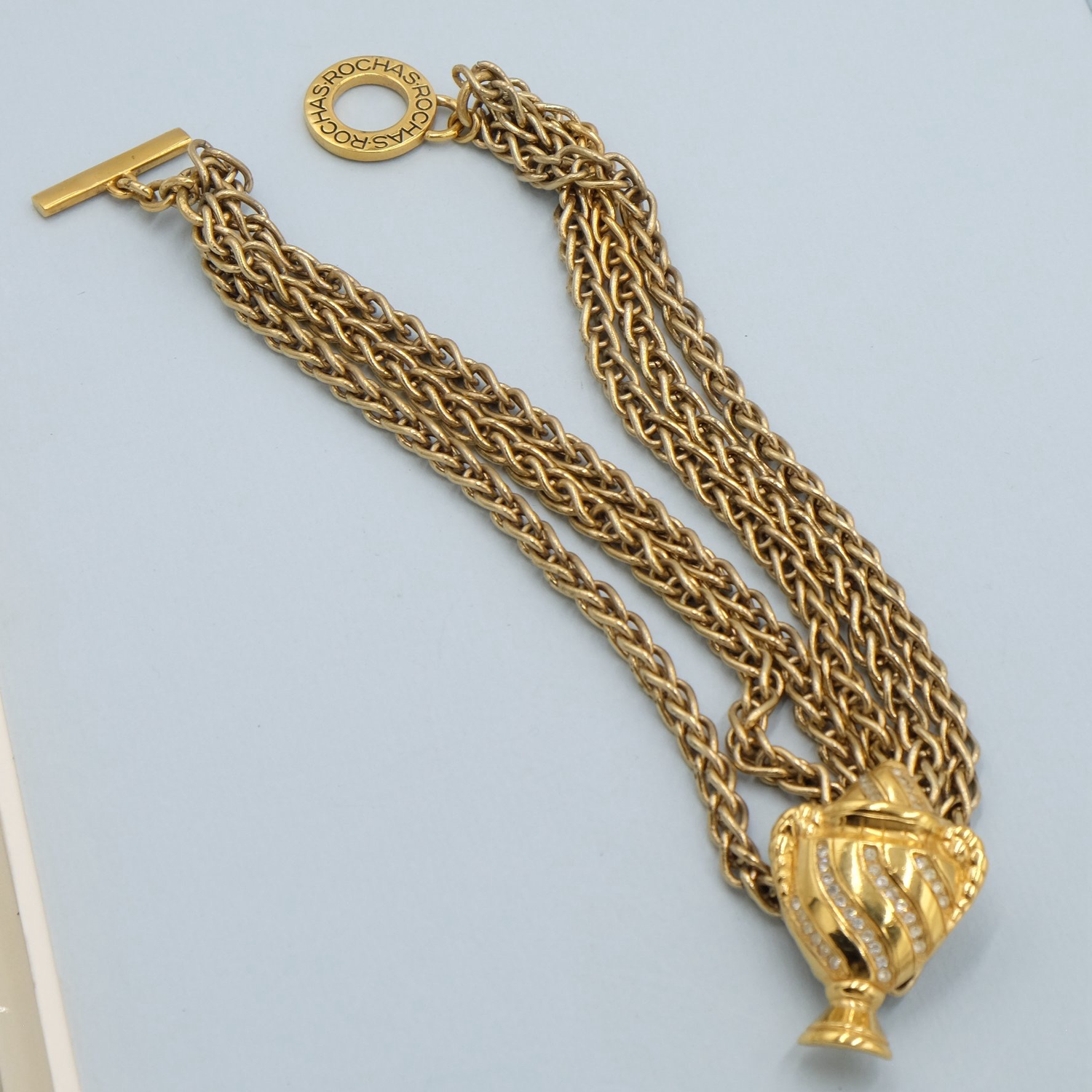 Vintage Rochas Greek Necklace 1990’s