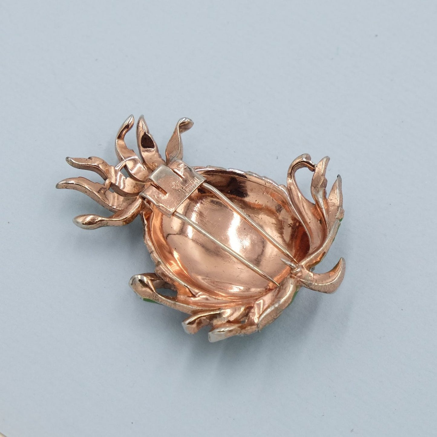 Trifari Alfred Philippe Collectible Pineapple Dress Clip 1940s