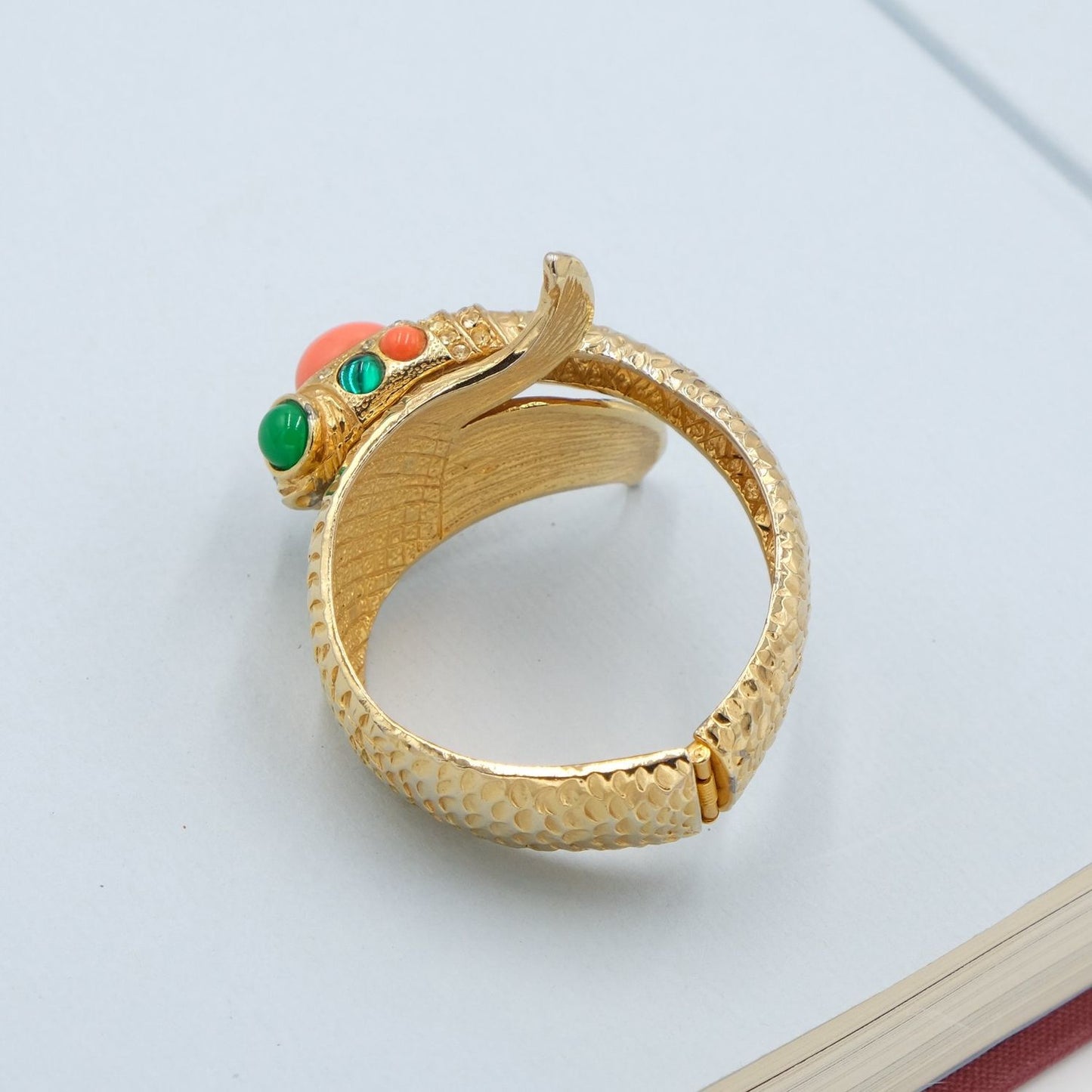 Vintage Castlecliff Koi Fish Clamper Bracelet