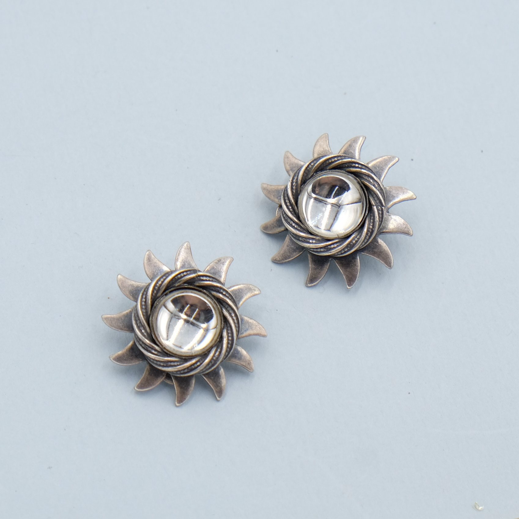 Vintage Askew London Sun Earrings 1980s