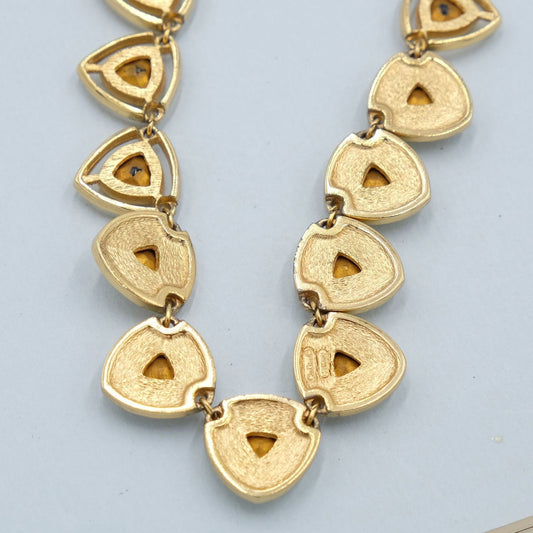 Vintage Christian Dior Enamel Necklace 1980s