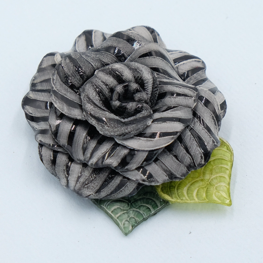 Fabrice Paris Celluloid Flower Pin 2000s