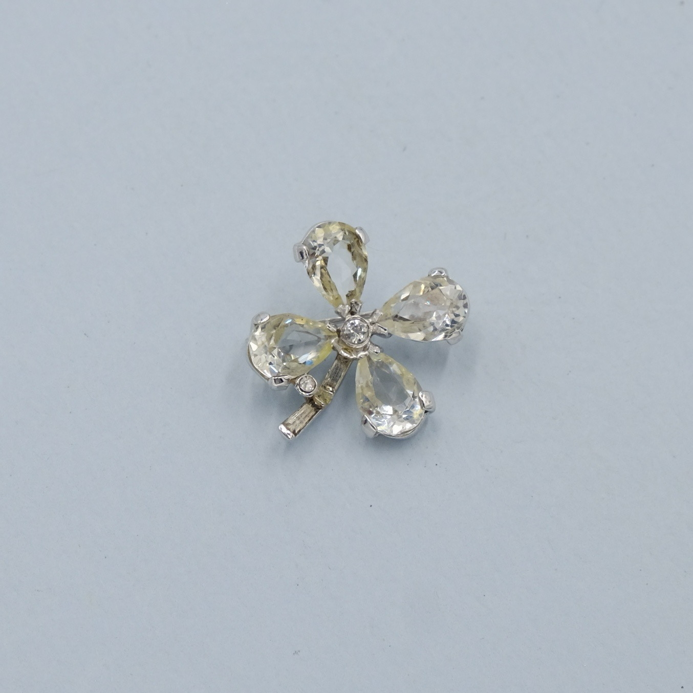 Vintage Trifari Clover Shamrock Pin 1950s