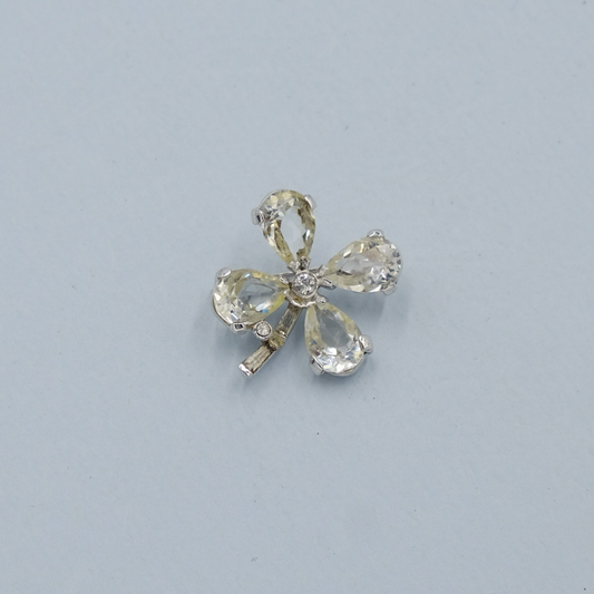 Vintage Trifari Clover Shamrock Pin 1950s