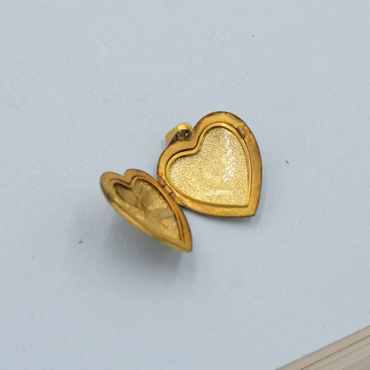 Antique Locket Heart Pendant 1910s