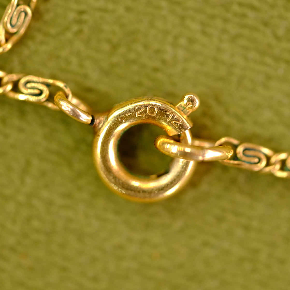 Vintage Revival Gold Filled Scarab Necklace