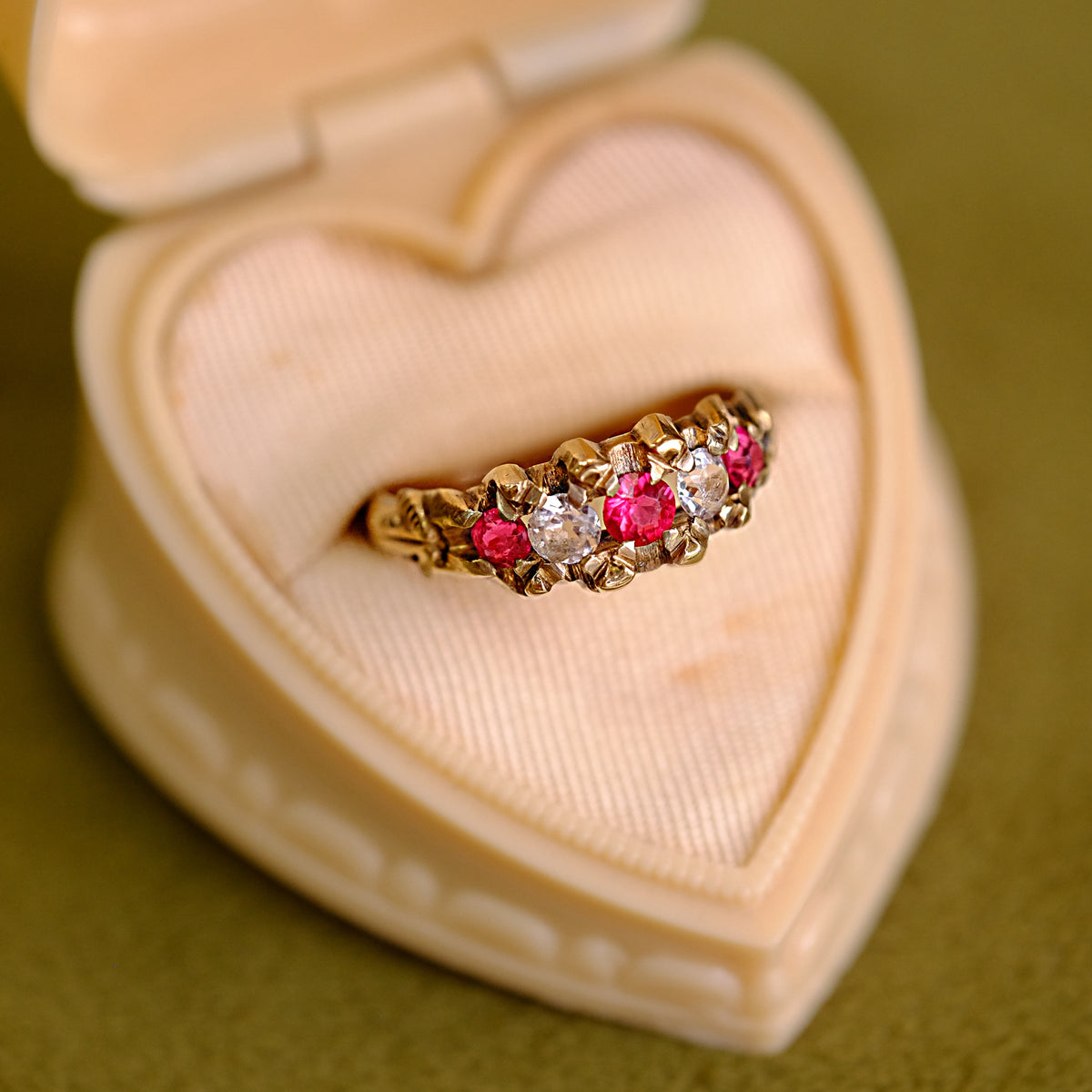 Gold Filled Victorian Paste Ring