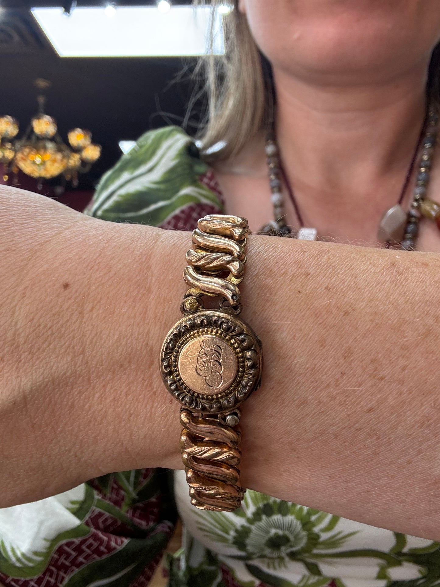 Sweetheart Bracelet with Locket Engraved