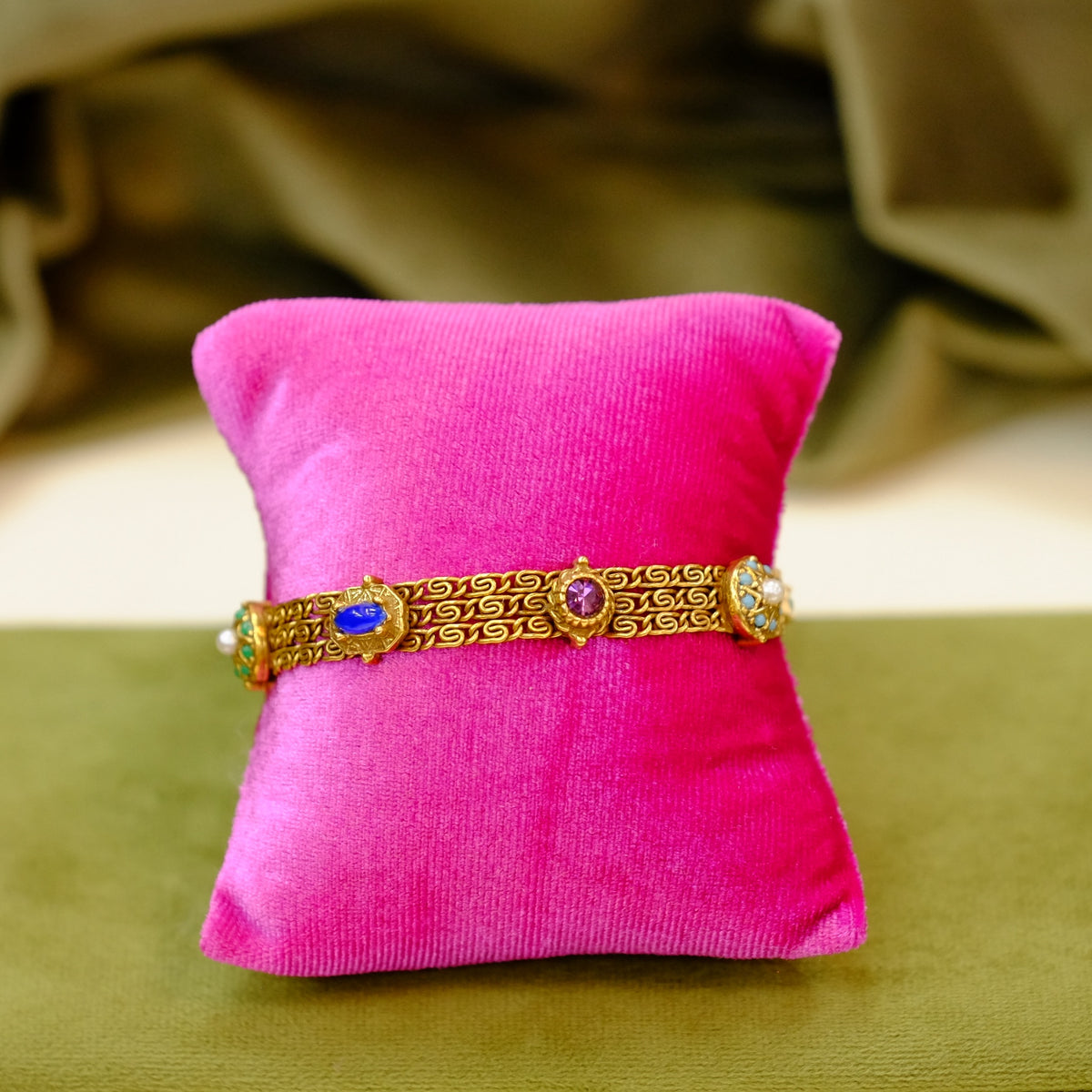 Goldette N.Y. Multi Gem Bracelet