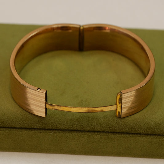 Art Deco Gold Filled Bangle signed Ripley & Gower