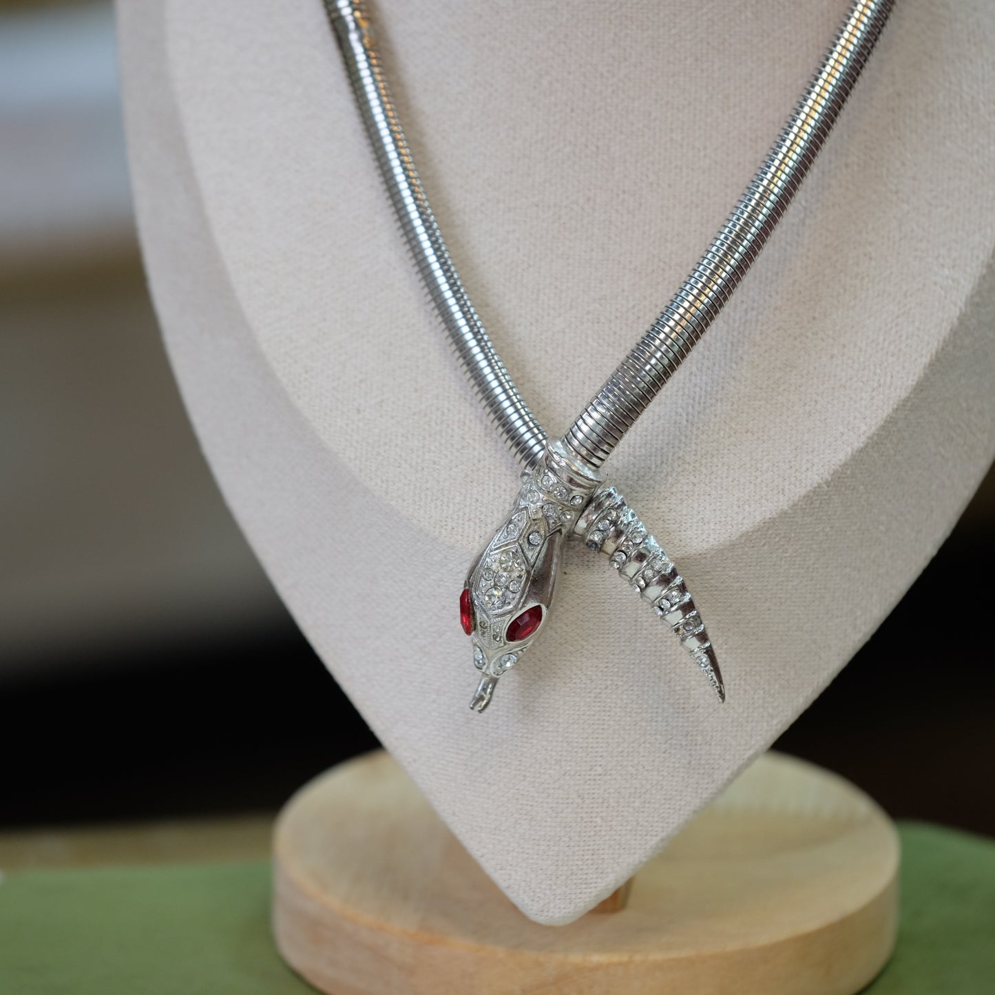Coro Pegasus Serpent Necklace 1940s