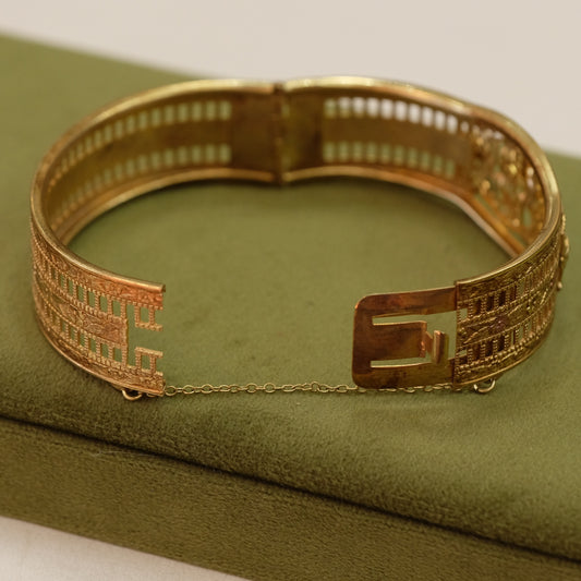 Victorian Gold Filled Filigree Bracelet