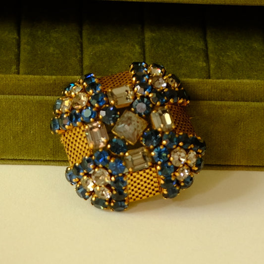 Vintage Christian Dior germany Large Dome Brooch 1960s