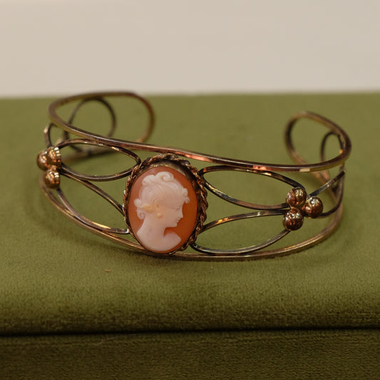 Carl Art Gold Filled Bracelet with cameo