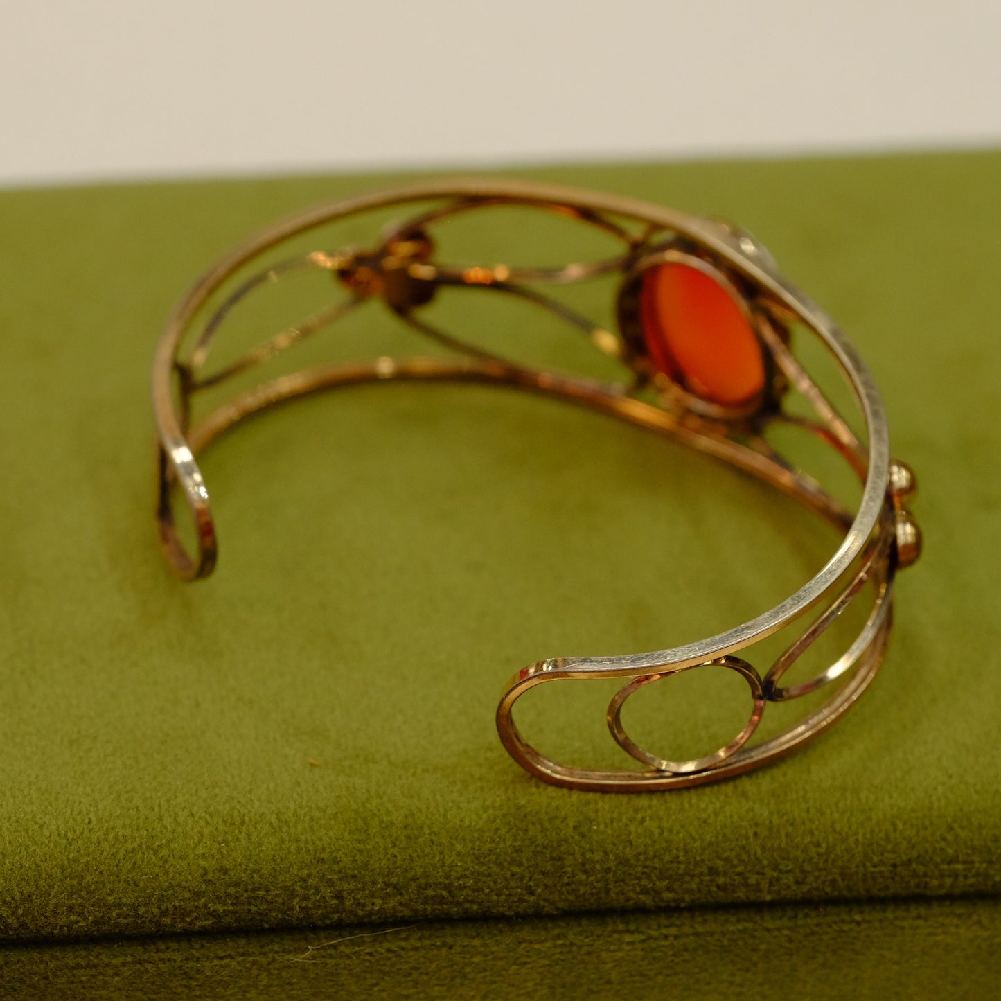 Carl Art Gold Filled Bracelet with cameo