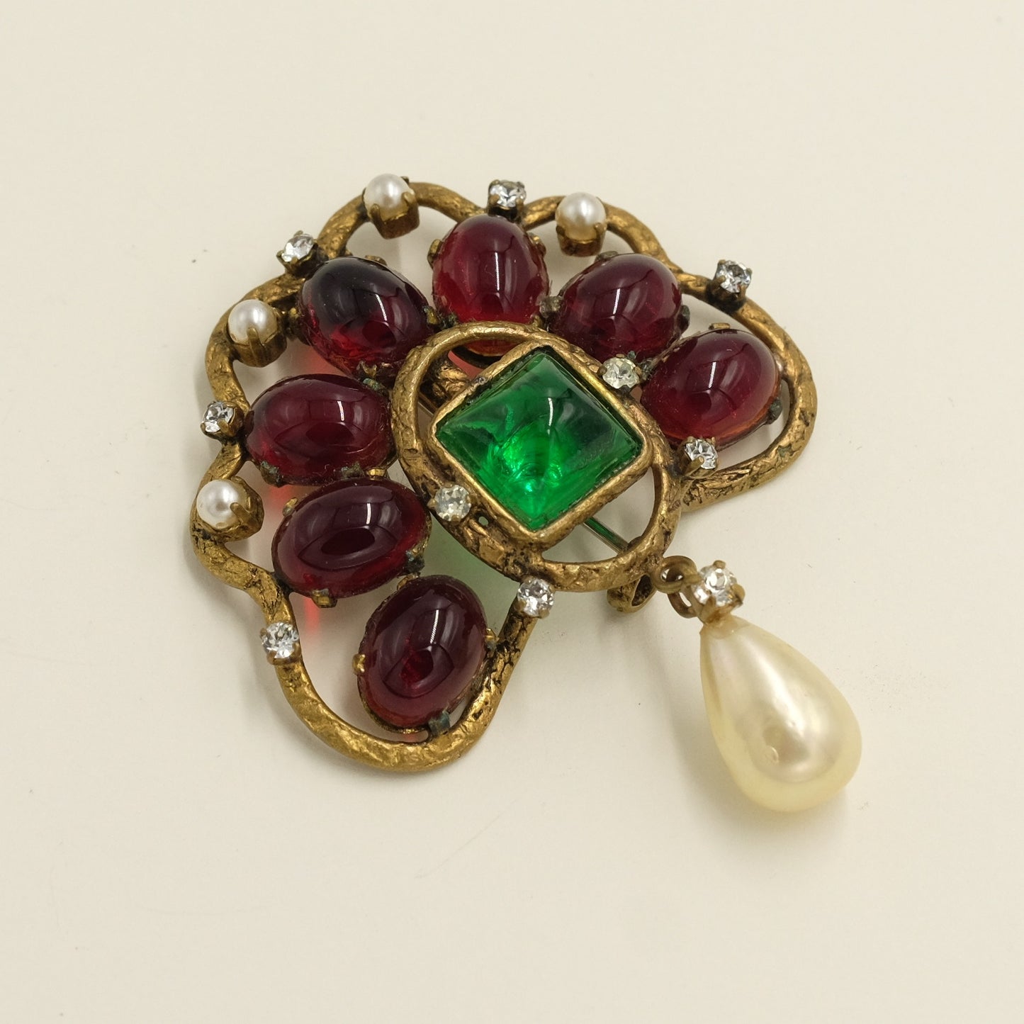 Early Collectible Chanel Gripoix Brooch