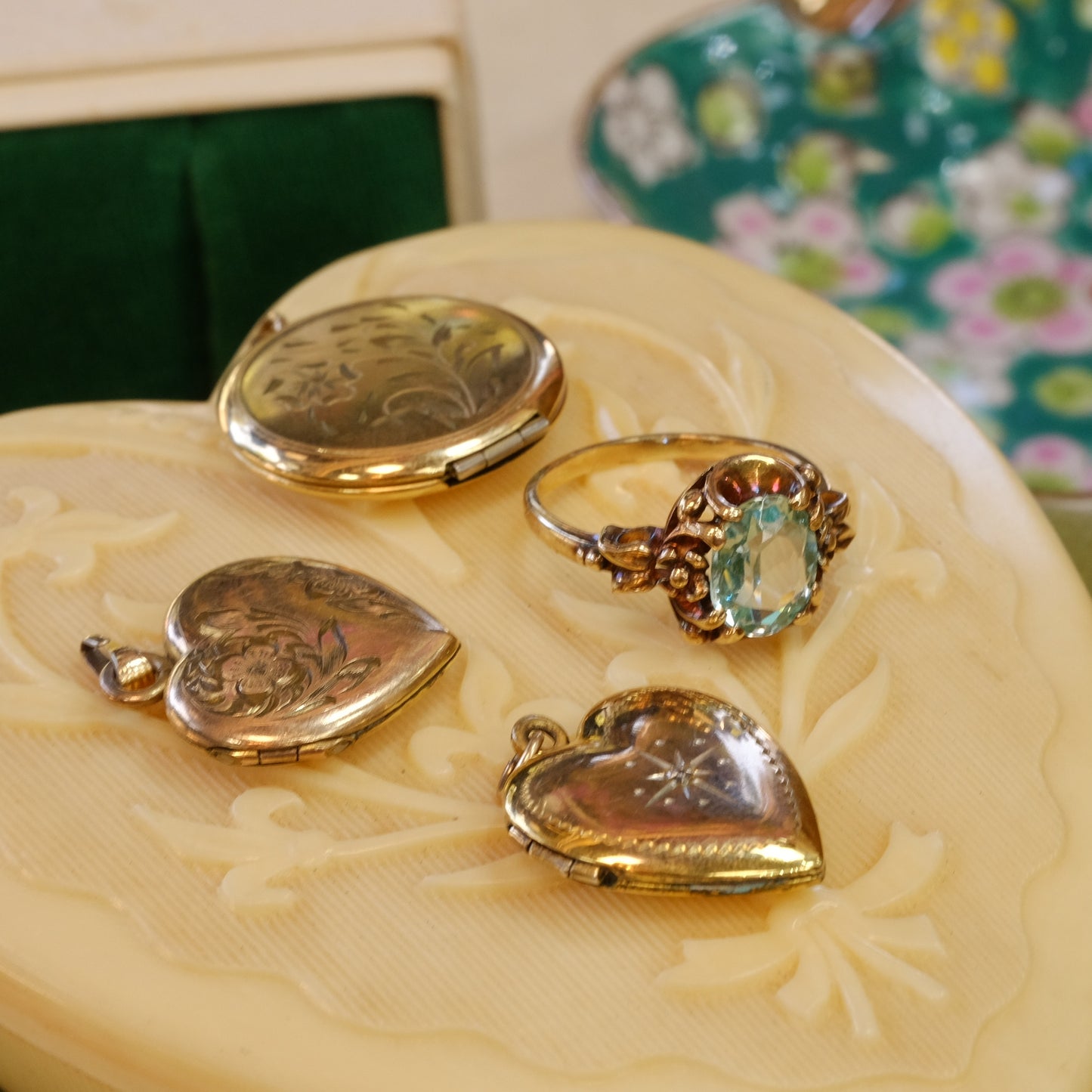 Victorian Gold Filled Heart Locket