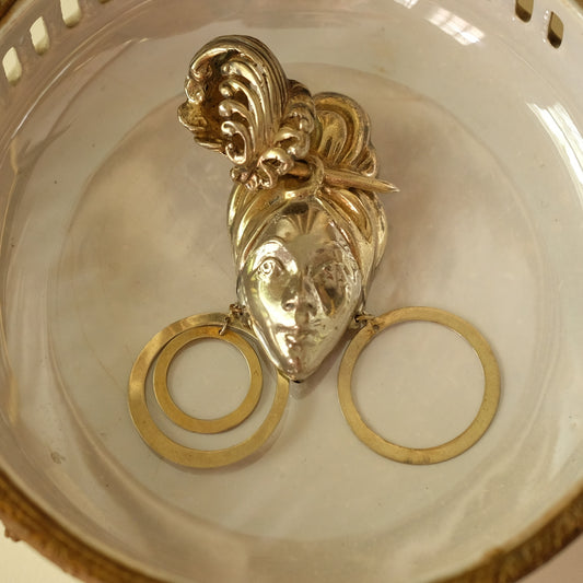 Natacha Brooks Sterling Silver "Scheherazade" 1944 Book Piece Brooch