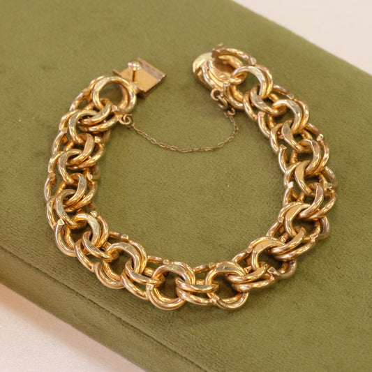 12K Gold Filled Chunky Chain Bracelet