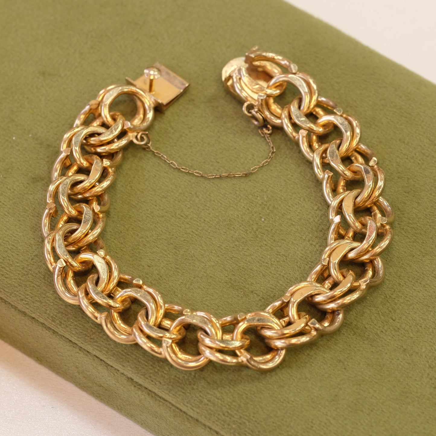 12K Gold Filled Chunky Chain Bracelet