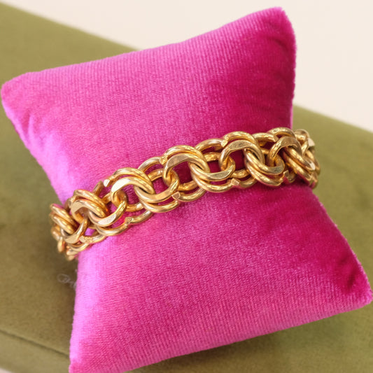 12K Gold Filled Chunky Chain Bracelet