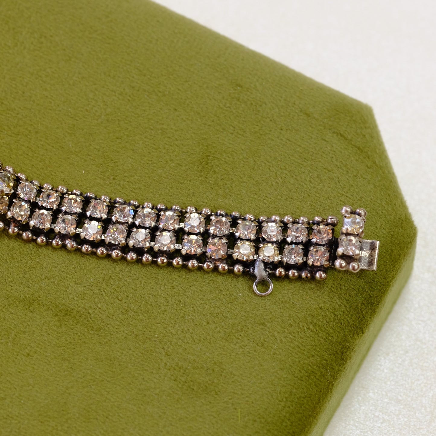 Kramer of NY Rhinestones Bracelet 1950s
