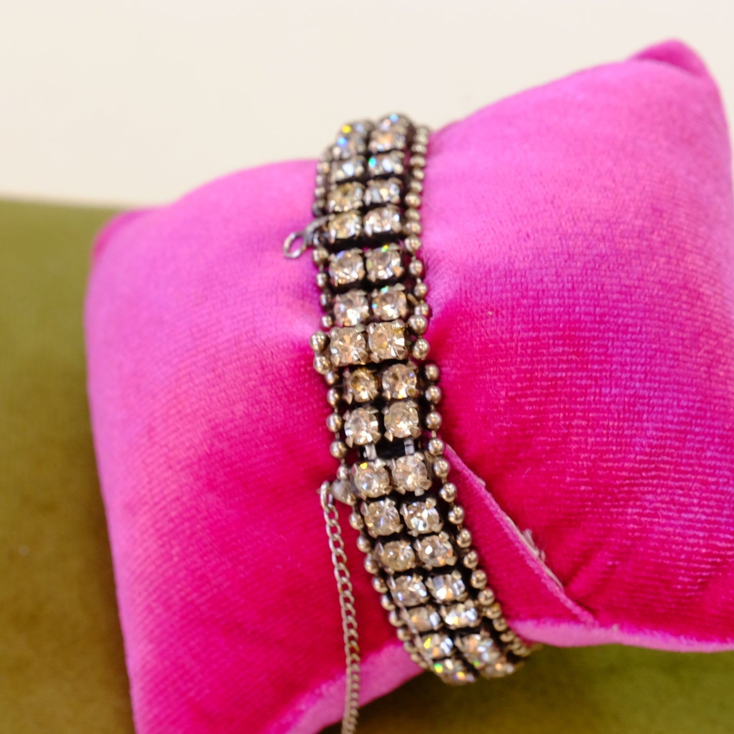 Kramer of NY Rhinestones Bracelet 1950s