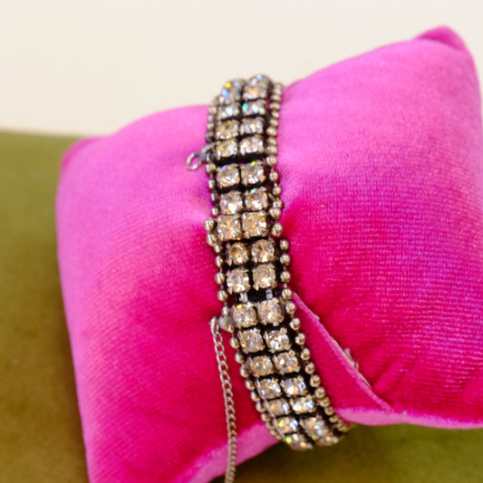 Kramer of NY Rhinestones Bracelet 1950s