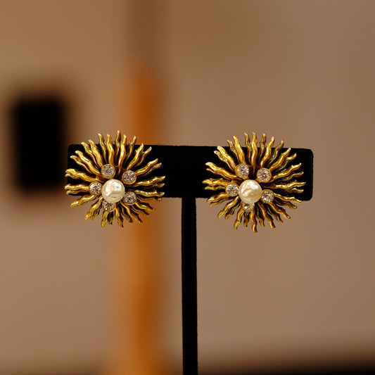 Vintage Bergere Earrings 1980s