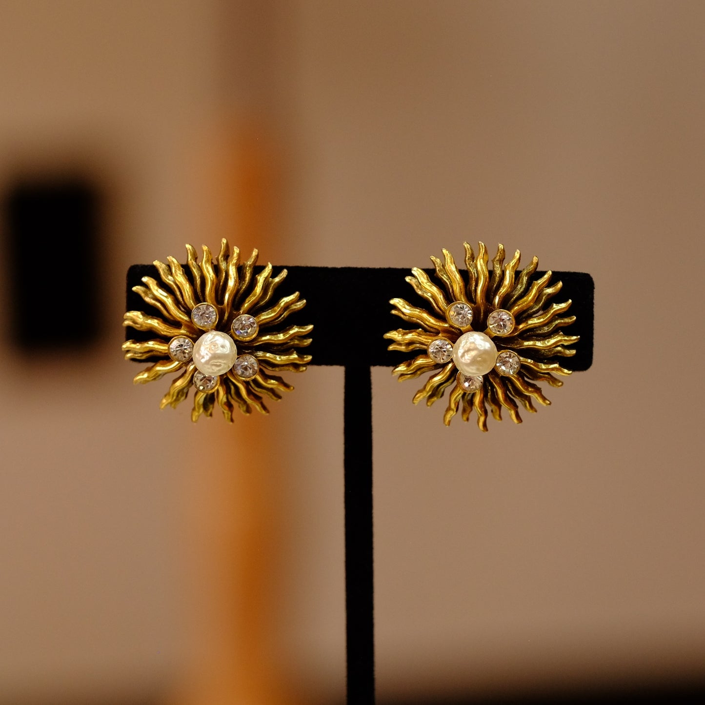 Vintage Bergere Earrings 1980s