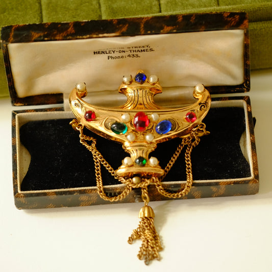 Vintage Coro Aladdin Lamp 1940s Book Piece